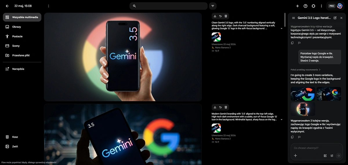 Agent w Google Flow